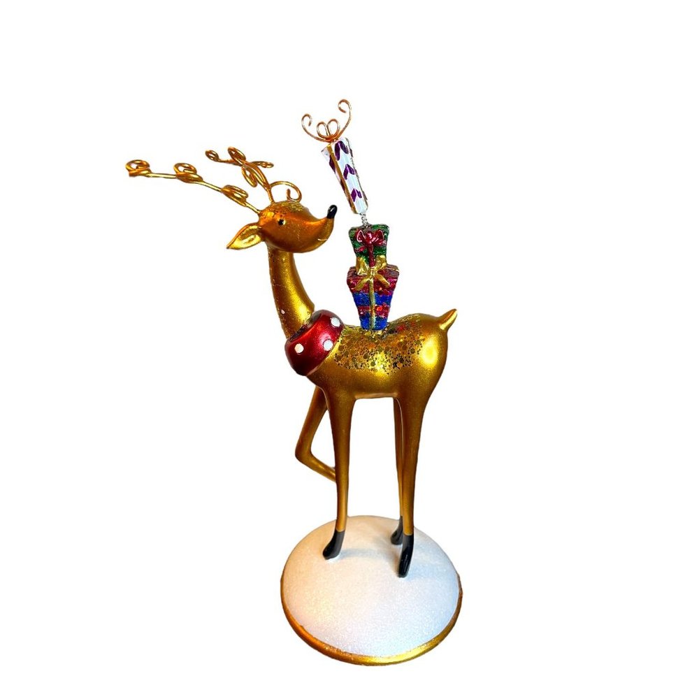Shiny Reindeer Holiday Decor, bobble movements